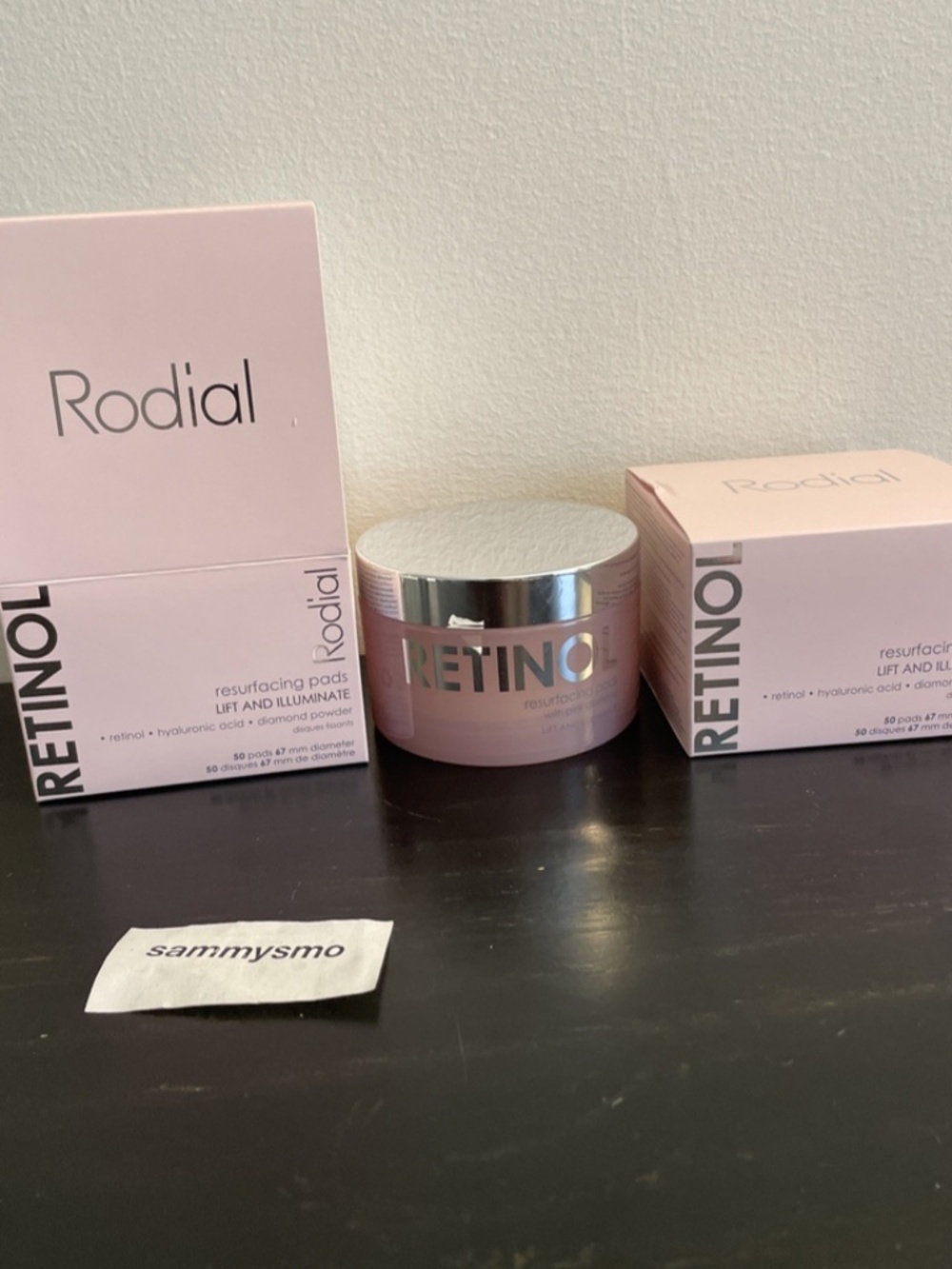 Rodial Retinol Resurfacing Pads, Lift and Illuminate 50 pads, x2 Read